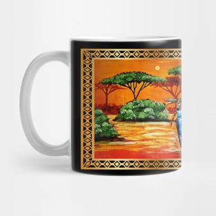 African Artwork, African Women Mug